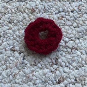 Phish donut crochet pin brooch. Unique one of a kind rare